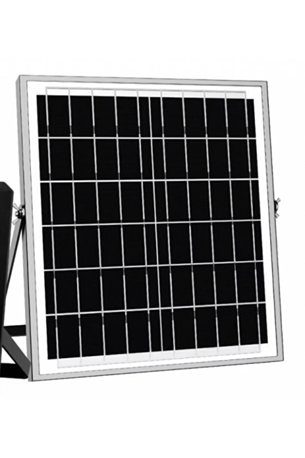 HASSAN Proiector solar Jortan 500W IP66 cu indicator de baterie și telecomandă 6500K