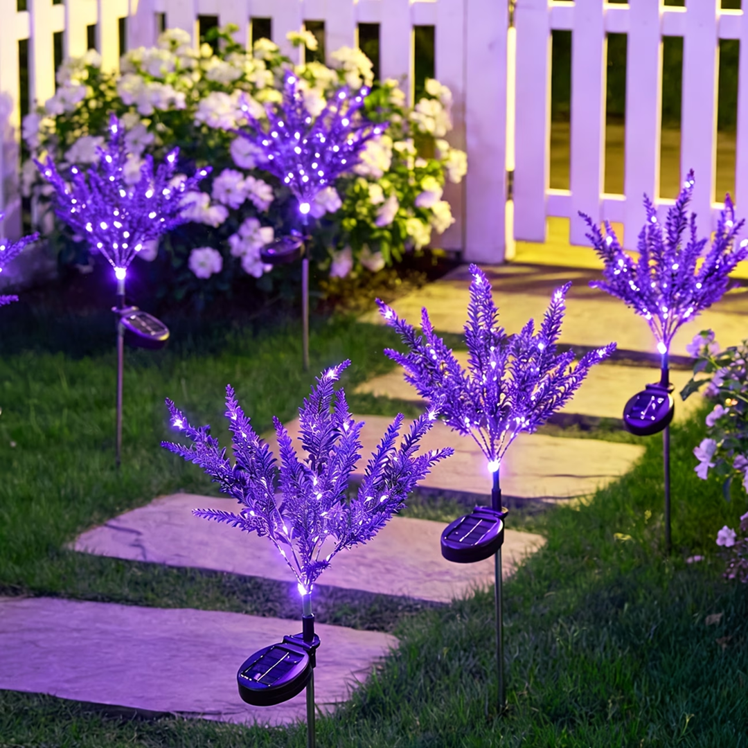 Set 2 x Lampa Solara Decorativa Tip Levantica | 63 cm | LED | IP65 | Senzor Crepuscular | 8-10 Ore Autonomie | Mov