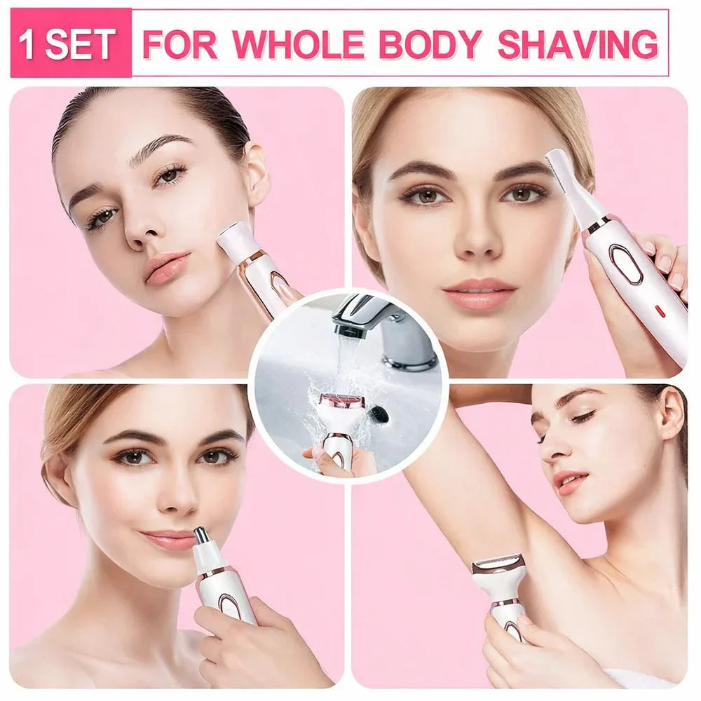 At Performance Vezi toate produsele Kit Profesional de Îngrijire 4-în-1 – Lady Shaver Elegant & Trimmer Multifuncțional