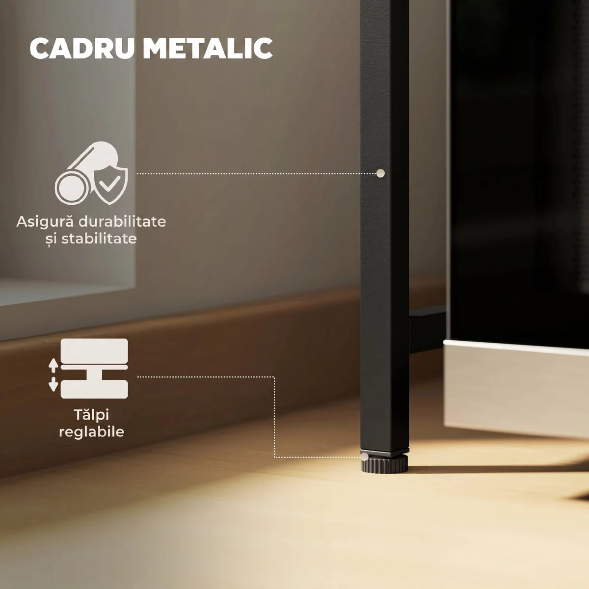 Suport extensibil pentru cuptor cu microunde, 2 niveluri, alb, 40-64x45x36.5 cm, cu carlige