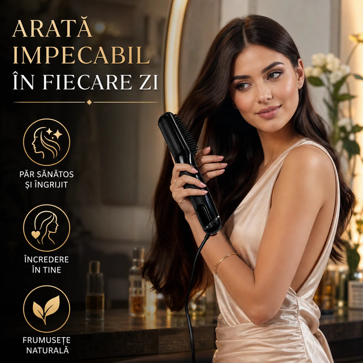 Aparat pentru Tuns Varfurile despicate cu accesorii și geantă, negru