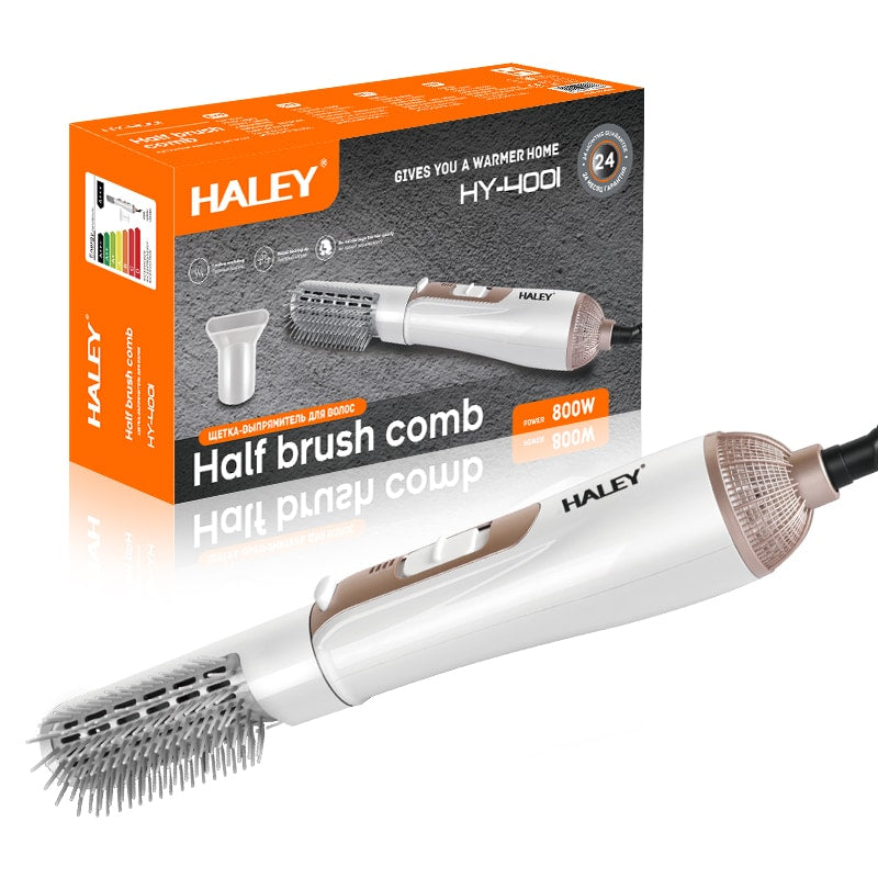 Perie cu Aer Cald HALEY Air 2in1, 800W, 3 Trepte Temperatura, Alb