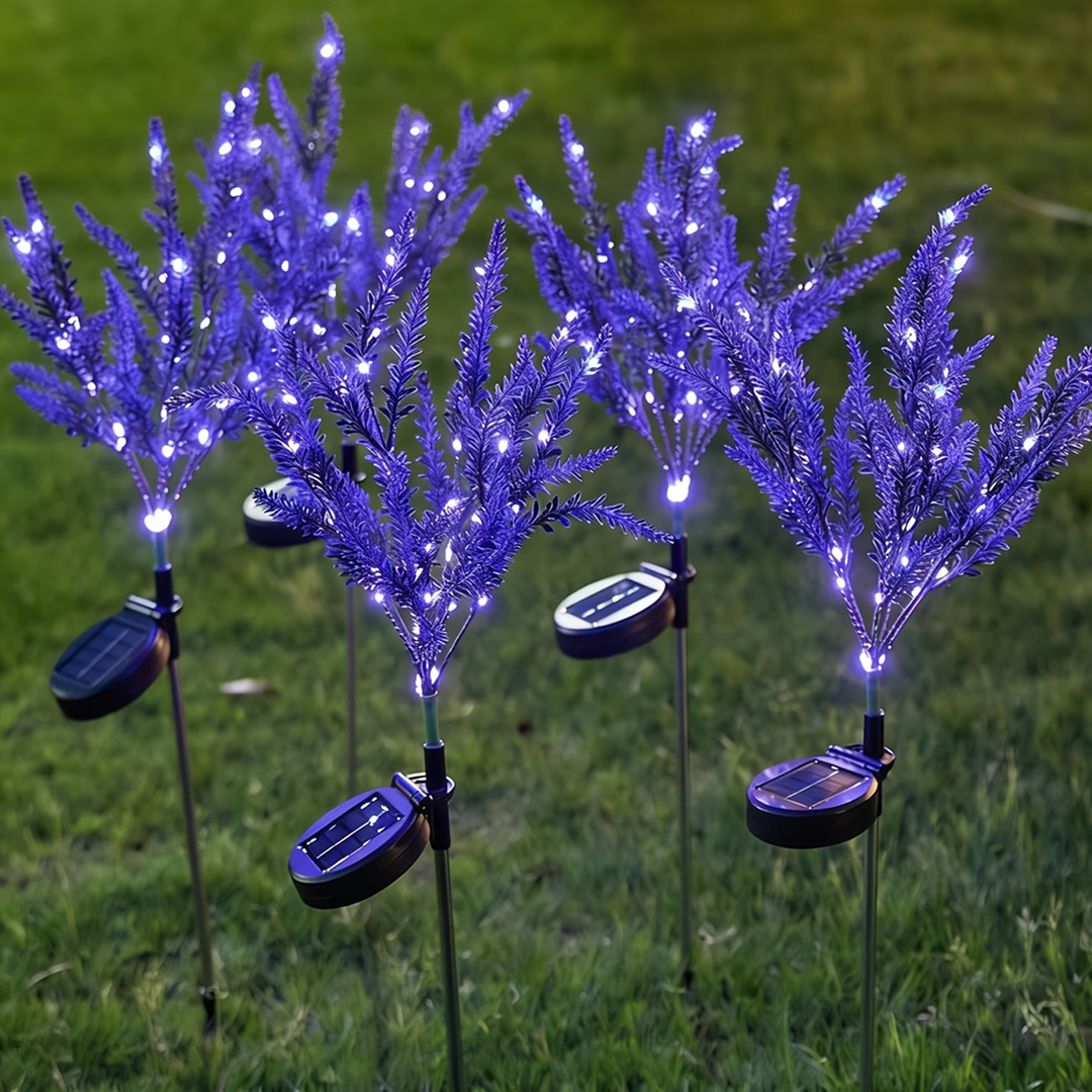 Set 2 x Lampa Solara Decorativa Tip Levantica | 63 cm | LED | IP65 | Senzor Crepuscular | 8-10 Ore Autonomie | Mov
