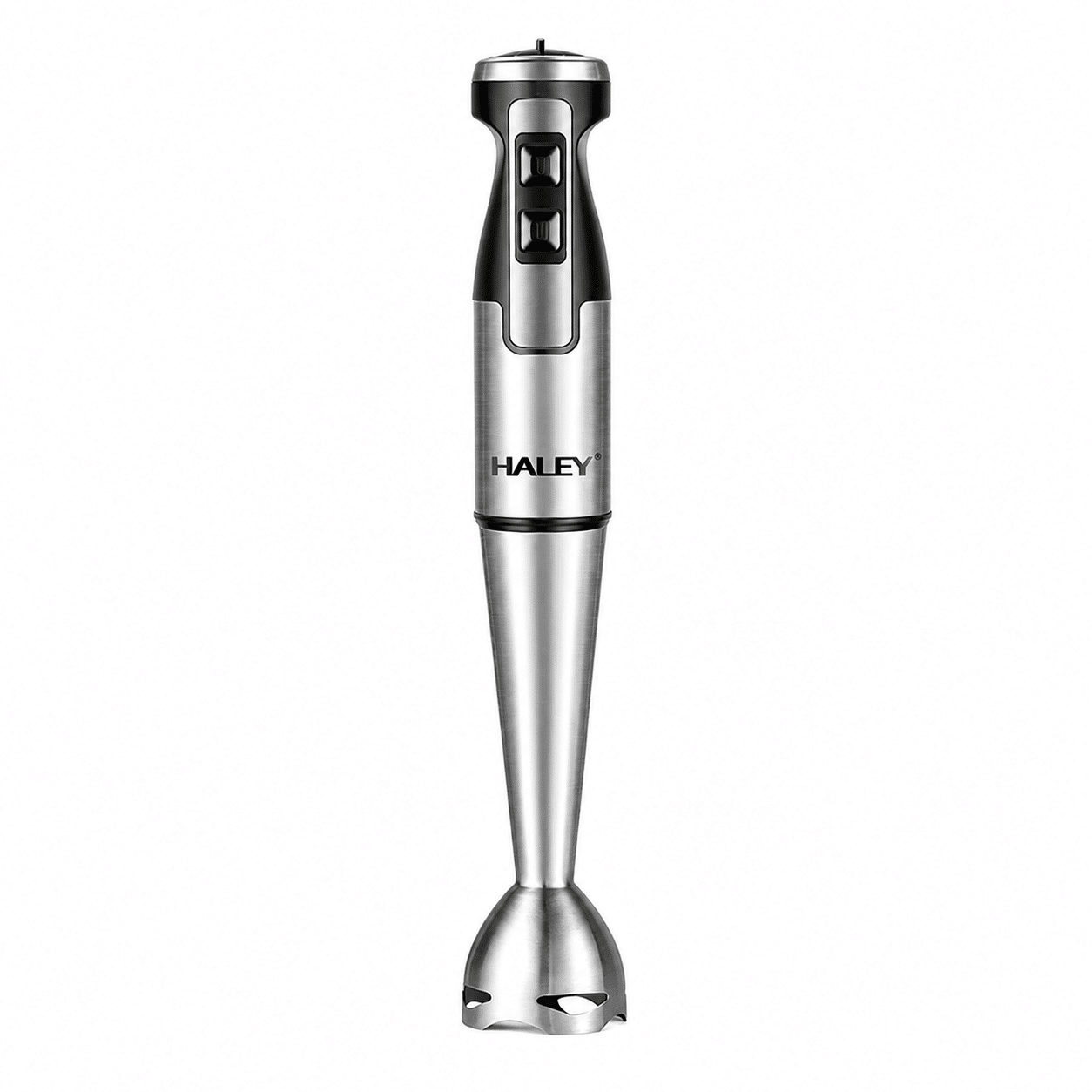Blender Vertical De Mână Haley HY-1103, 1600W, 2 Viteze, Lame Din Oțel Inoxidabil, Picior Detașabil, Funcție Anti-Stropire, Roșu/Inox