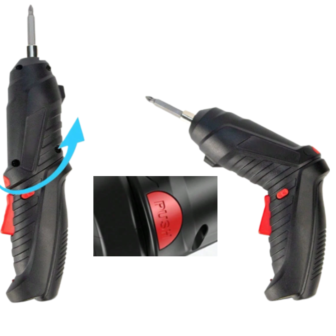 Mini Autofiletantă UniBox 3.6V, 46 accesorii, design ergonomic, acumulator reîncărcabil