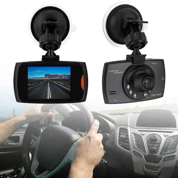 Cameră Video Auto Full HD 1080P DVR – Ecran LCD 2,4”, Night Vision, G-Sensor