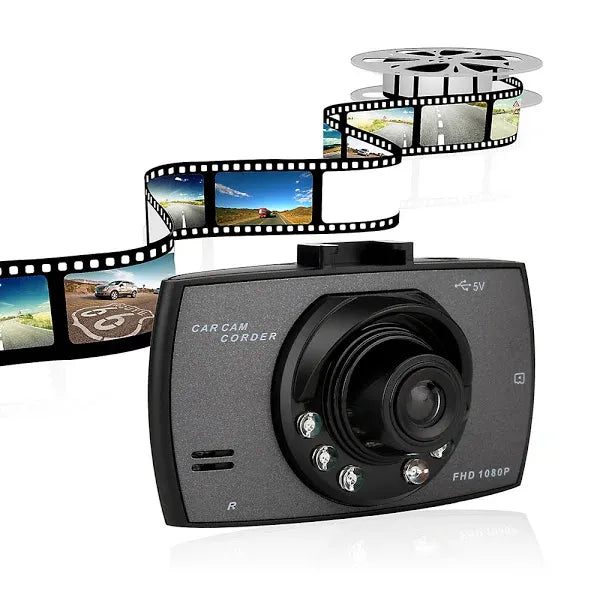 Cameră Video Auto Full HD 1080P DVR – Ecran LCD 2,4”, Night Vision, G-Sensor
