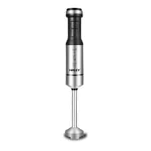 Blender de Mână Electric HALEY 4-in-1, 1200W, Oțel Inoxidabil, 2 Viteze + Accesorii – Tocător, Tel, Pahar, Multifuncțional pentru Bucătărie