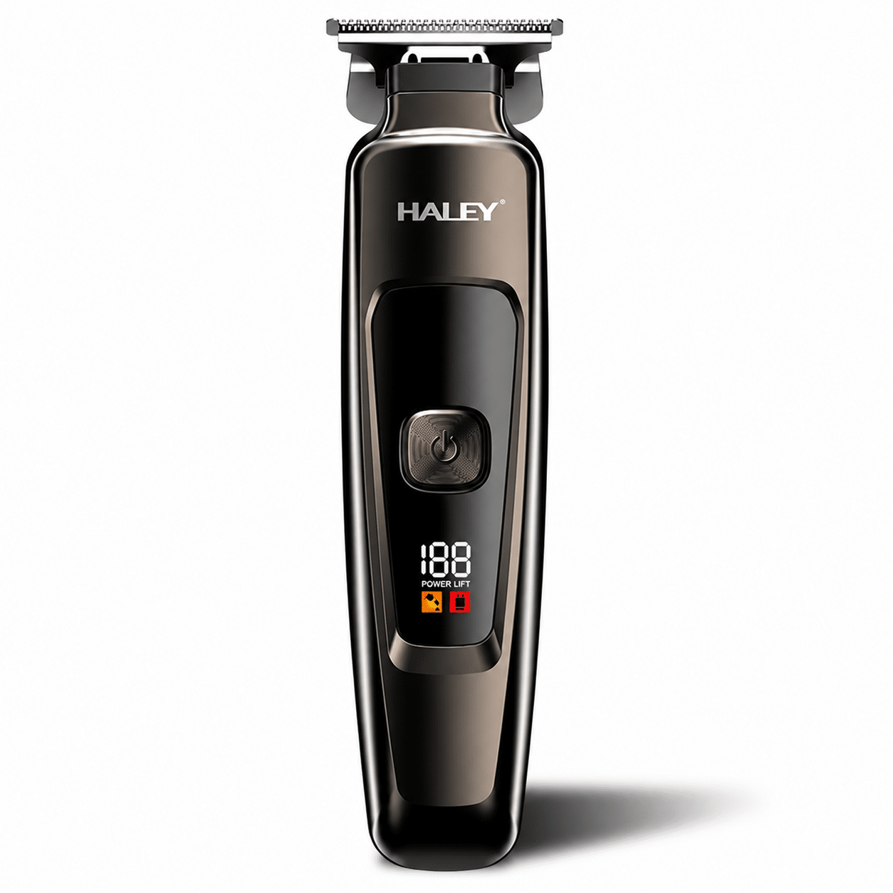 Mașină Profesională de Tuns și Contur HALEY HY-4500, Acumulator 1200mAh, Autonomie 200 Min, Lamă din Oțel, Display Digital, Reîncărcabilă