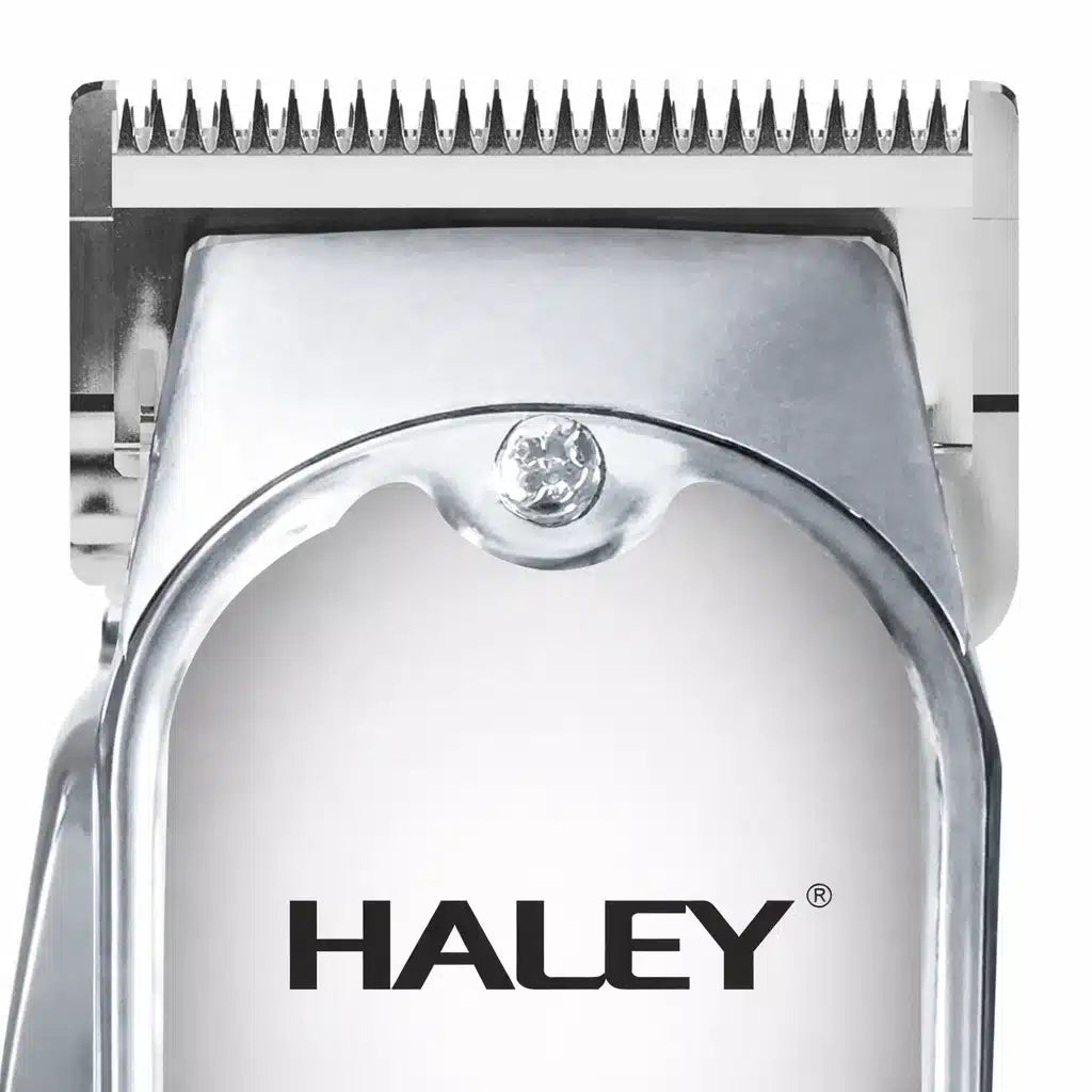 Mașină de tuns profesională HALEY HY-4507, fără fir, afișaj LCD, baterie 1800mAh, lame inox