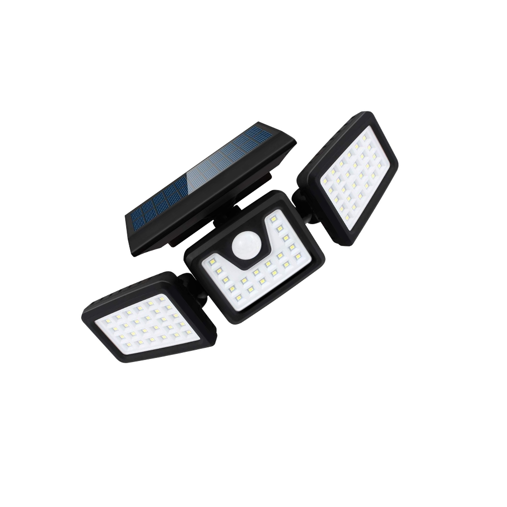 Lampa Solara LED de Exterior cu 3 Capete - Iluminare Ambientala pentru Gradina si Curte