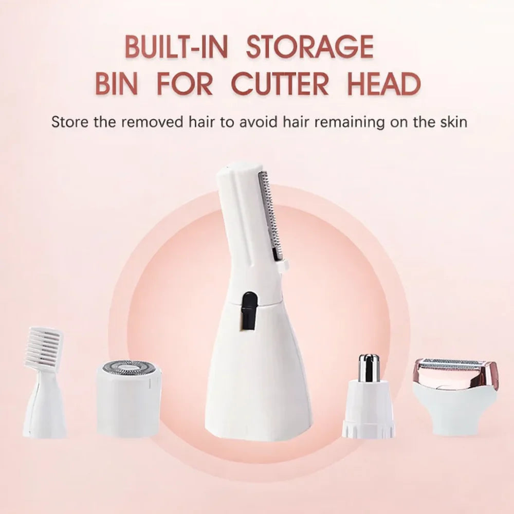 At Performance Vezi toate produsele Kit Profesional de Îngrijire 4-în-1 – Lady Shaver Elegant & Trimmer Multifuncțional