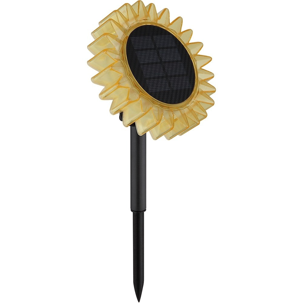Lampa Solara Decorativa Floarea Soarelui | LED 3000K | Energie Solara | Pentru Gradina si Terasa | 0.06W | Galben