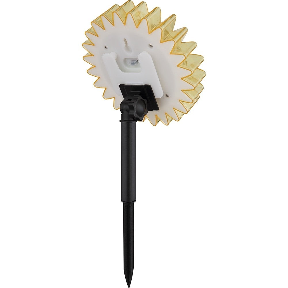 Lampa Solara Decorativa Floarea Soarelui | LED 3000K | Energie Solara | Pentru Gradina si Terasa | 0.06W | Galben