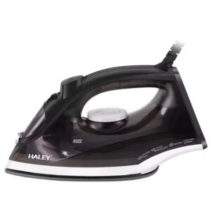 Fier de Călcat Electric de Mână, HALEY, 1400W, sub Presiune, cu Abur, Negru