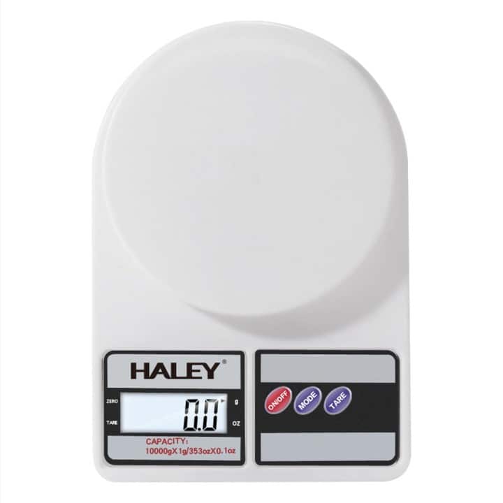 Cantar de Bucatarie Digital HALEY HY-5019 – Capacitate Extinsa de 10 kg, Precizie 0, 1 g si Afisaj LCD Modern