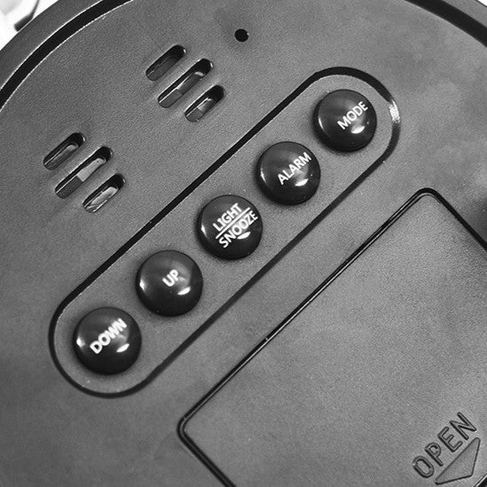Ceas Desteptator Digital LED 4,4", Afisaj Color, Control Vocal si Alarme Personalizabile
