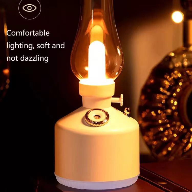 Difuzor de Aromă tip lampa-Umidificator cu Lumină Ambientală și Aromaterapie