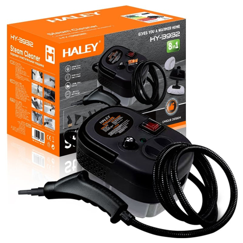 Aparat de Curățat cu Aburi HALEY HY-3932, 3500W, Capacitate Rezervor 1200ml, Design Profesional