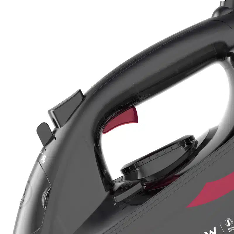 Fier de călcat cu abur HALEY® HY-2060, 2400W, Talpă ceramică, Abur vertical, Auto-curățare, Cablu 1.5m, Negru