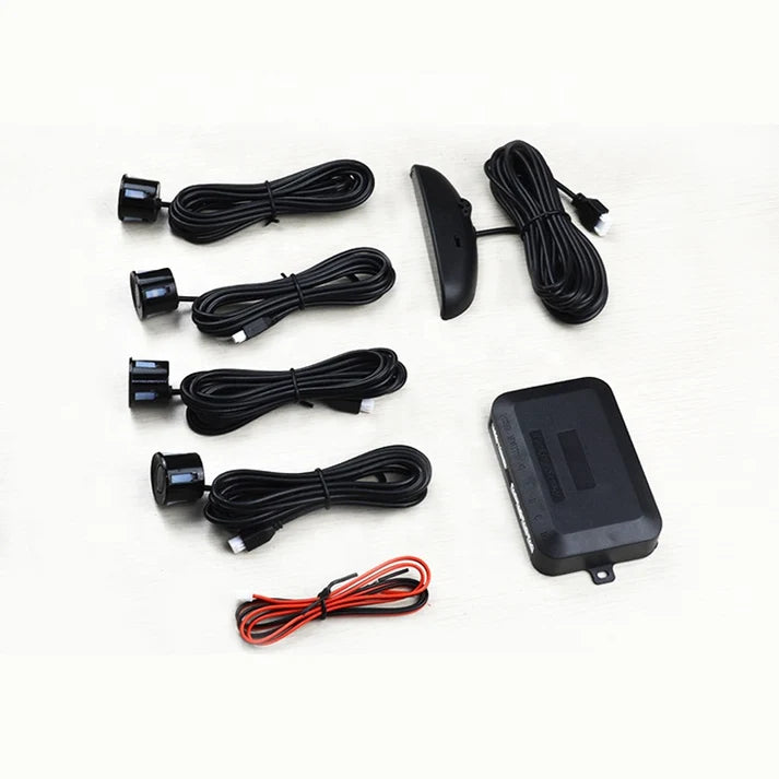 Kit Senzori Parcare Universali, 4 Senzori, Display LED, Avertizare Sonora
