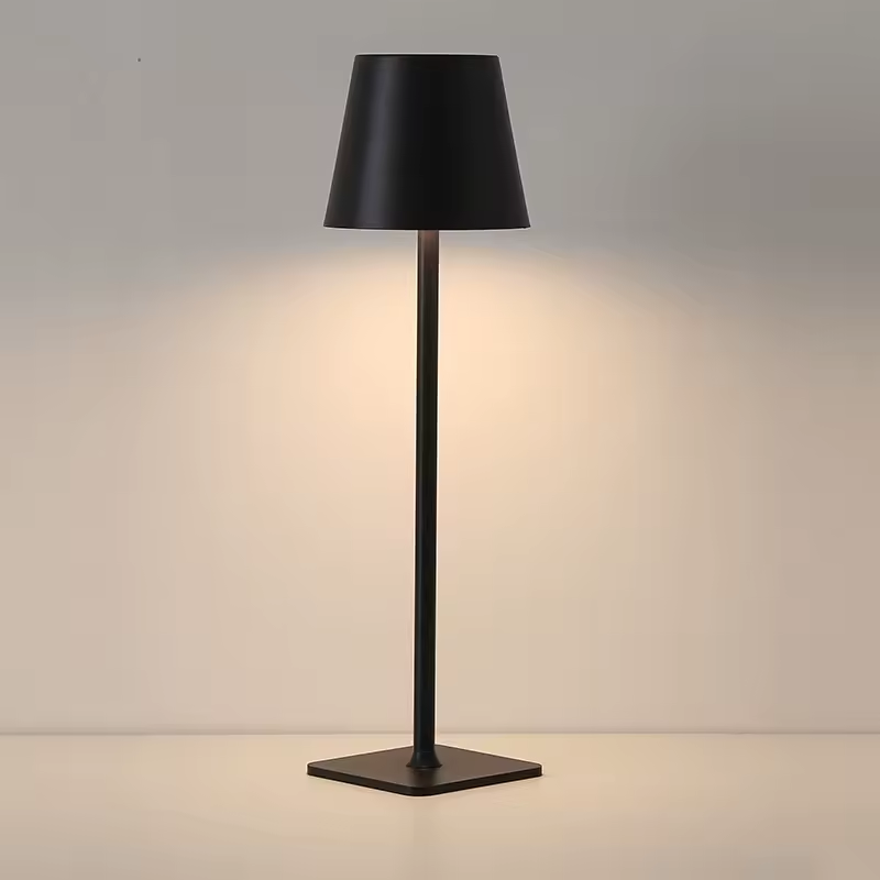Lampa de Masa Metalica Wireless, cu Control Touch, Reincarcabila prin USB-C, 3 Moduri de Iluminare