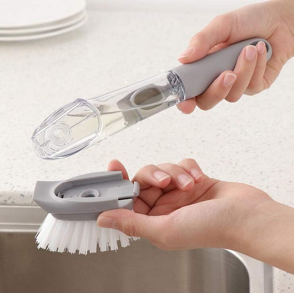 Perie pentru Vase cu Maner si Rezervor de Detergent