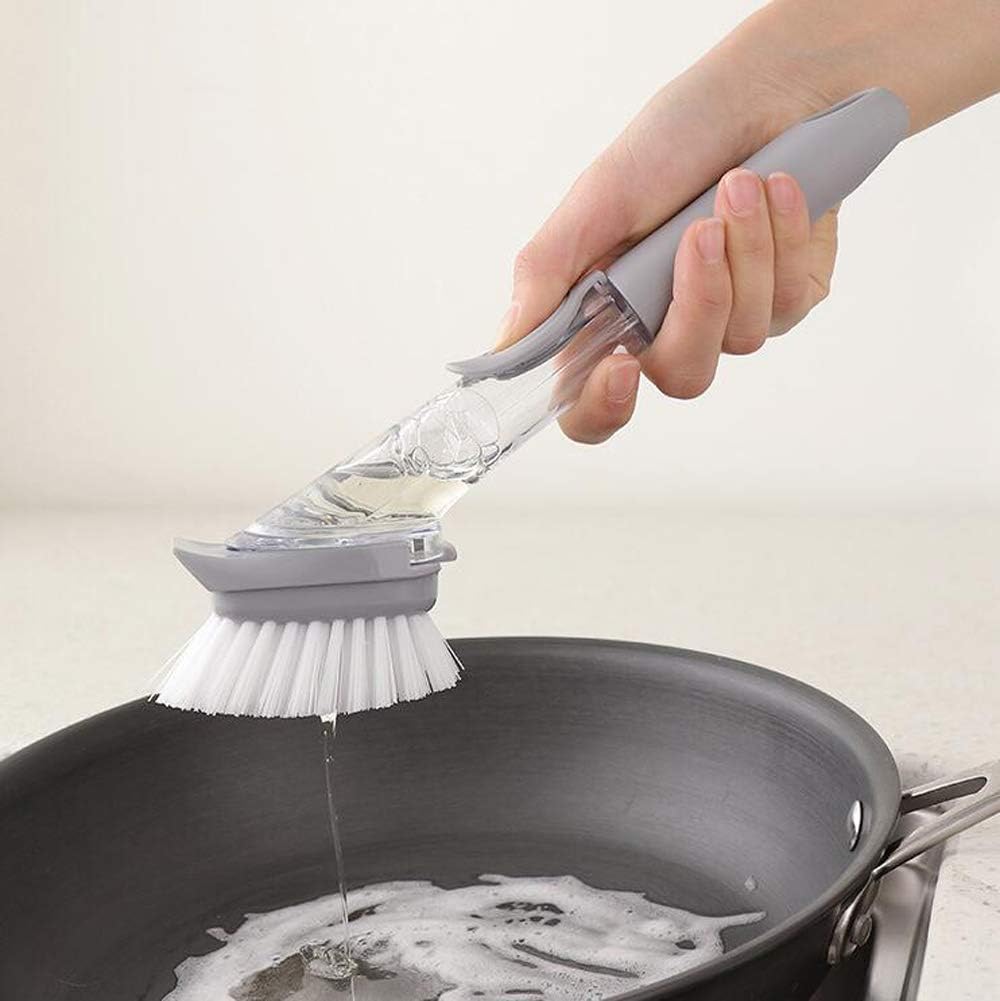 Perie pentru Vase cu Maner si Rezervor de Detergent