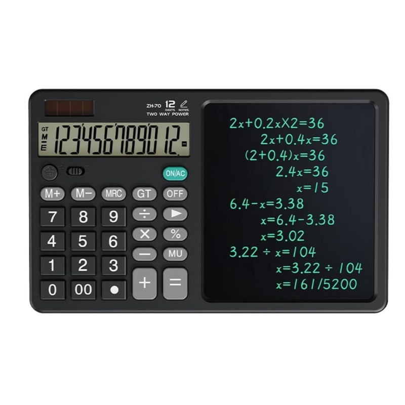 Calculator electronic cu tableta LCD pentru notite multifunctional