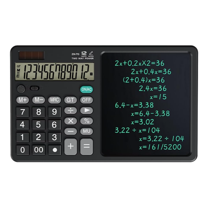 Calculator electronic cu tableta LCD pentru notite multifunctional