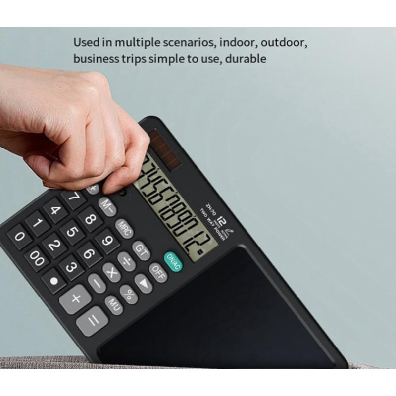 Calculator electronic cu tableta LCD pentru notite multifunctional