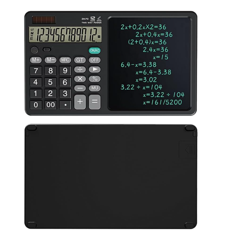 Calculator electronic cu tableta LCD pentru notite multifunctional