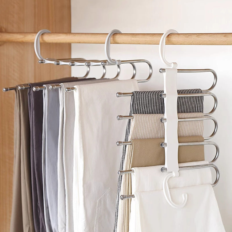 Set 2 Umerase Organizatoare pentru Pantaloni, Design in Cascada