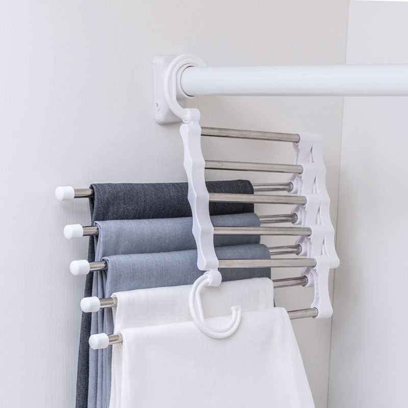 Set 2 Umerase Organizatoare pentru Pantaloni, Design in Cascada
