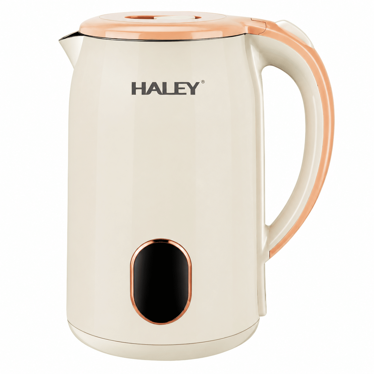 Fierbător Electric HALEY HY-8915, 2,5L, 2000W, Inox SUS 304, Bază Rotativă 360°, Oprire Automată, Protecție Fierbere Fără Apă