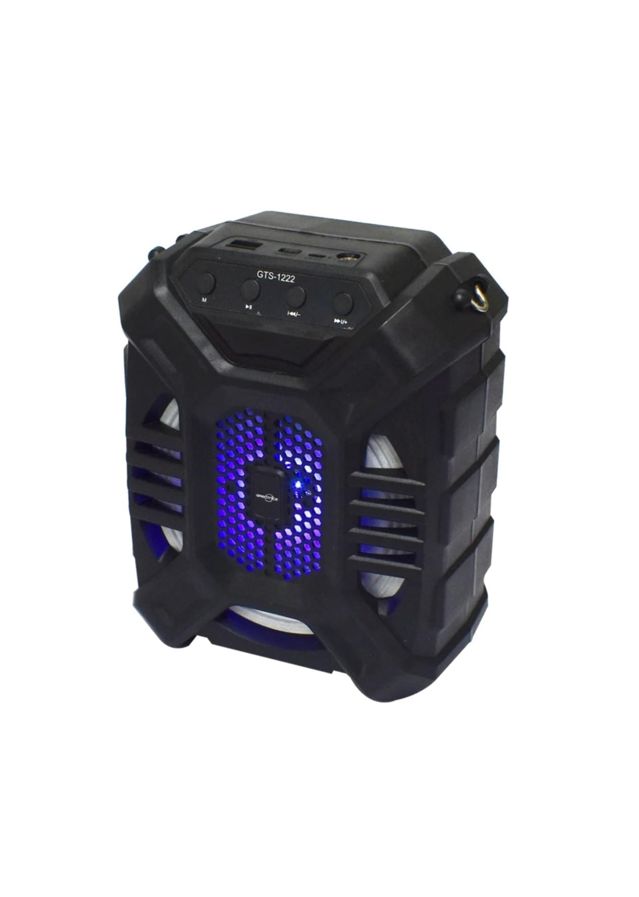 Boxa portabila Bluetooth, Wireless, 10W, Microfon cu fir, 1200mAh, LED, AUX, Card, USB, Radio FM