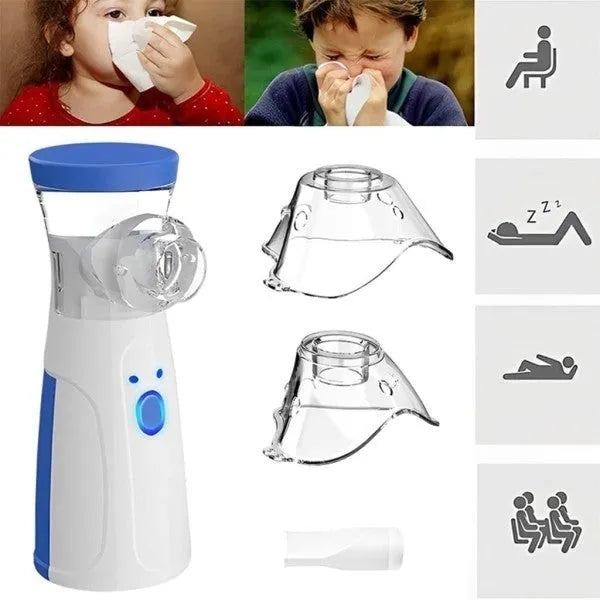 Aerosol Nebulizator Portabil cu Tehnologie Mesh - Silentios si Usor de Transportat