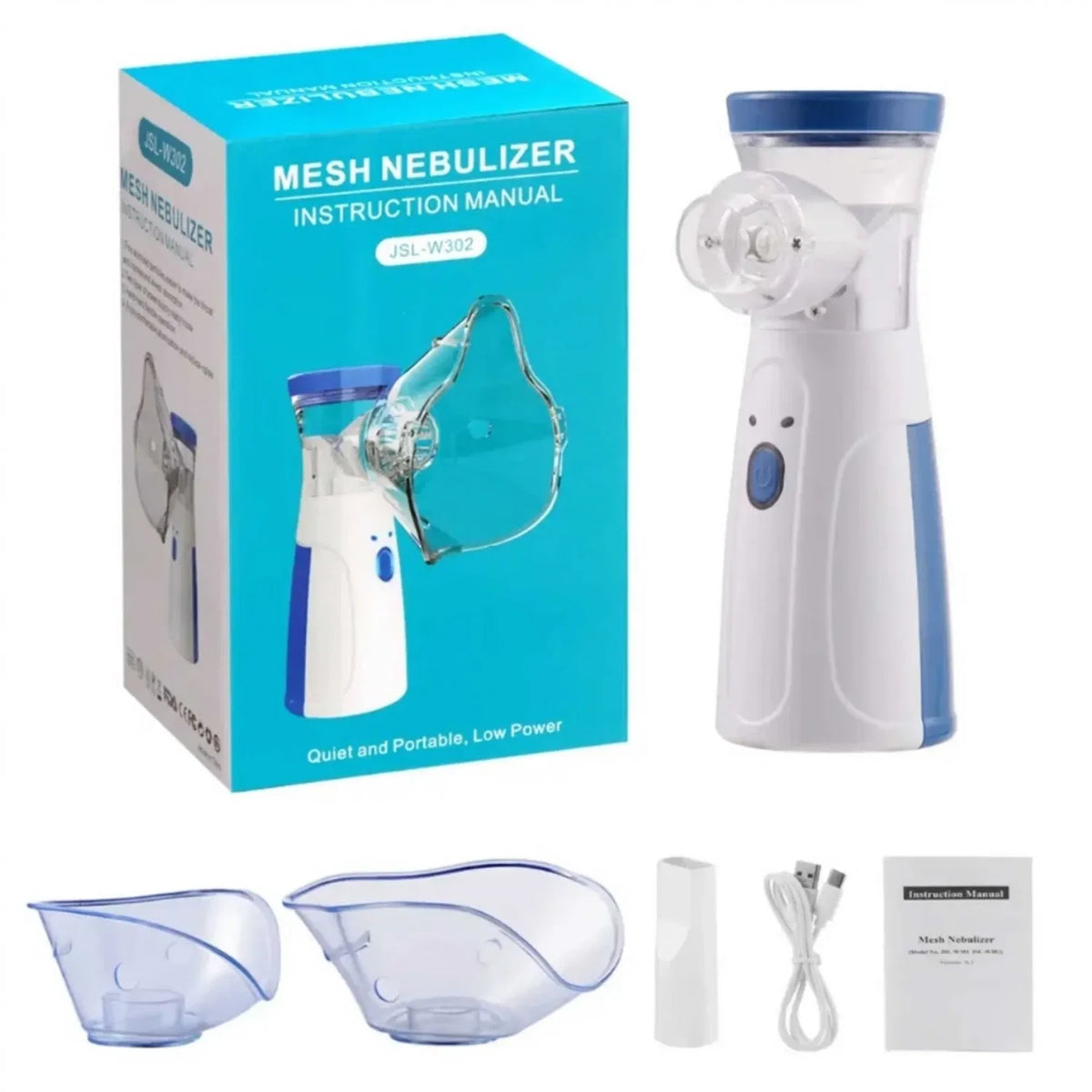 Aerosol Nebulizator Portabil cu Tehnologie Mesh - Silentios si Usor de Transportat