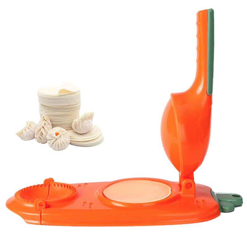 Aparat pentru paste de casa si umpluturi din plastic 2 in 1 GALBEN