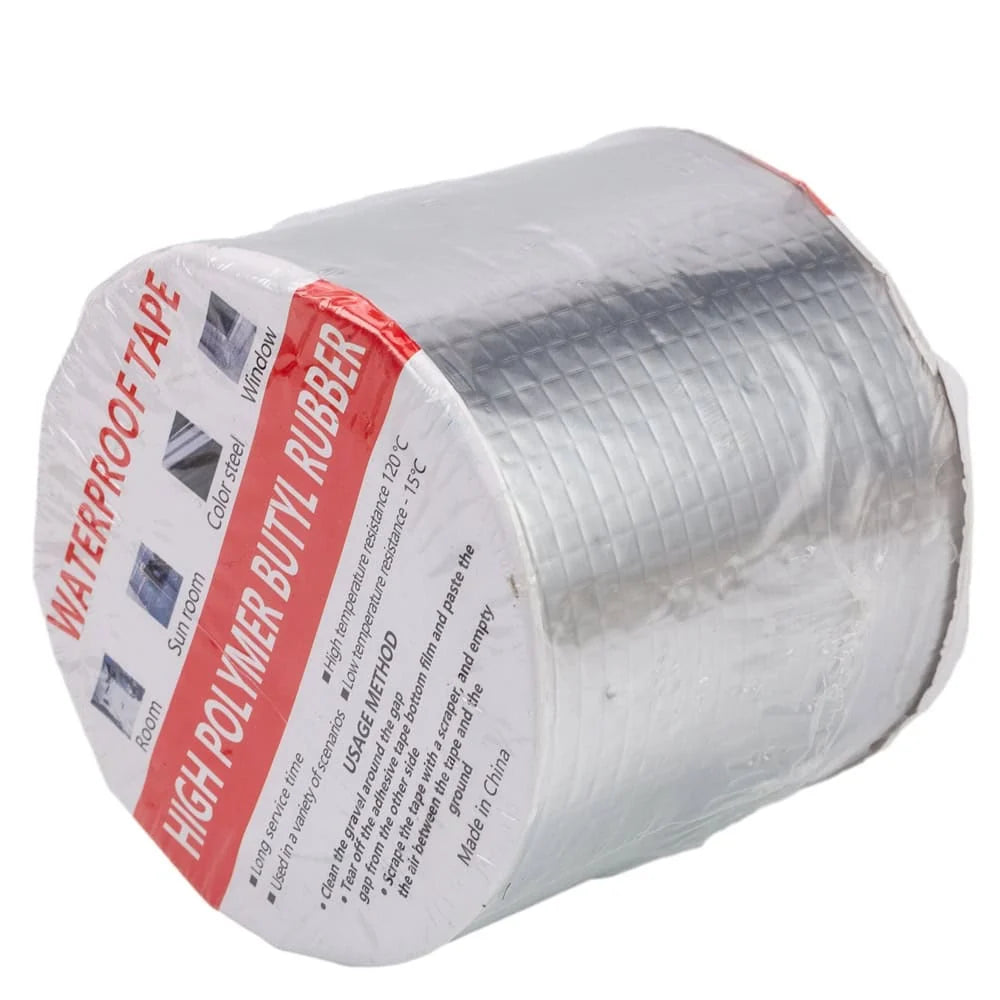 Bandă adeziv durabilă din aluminiu rezistentă la apă - 10cm x 5m