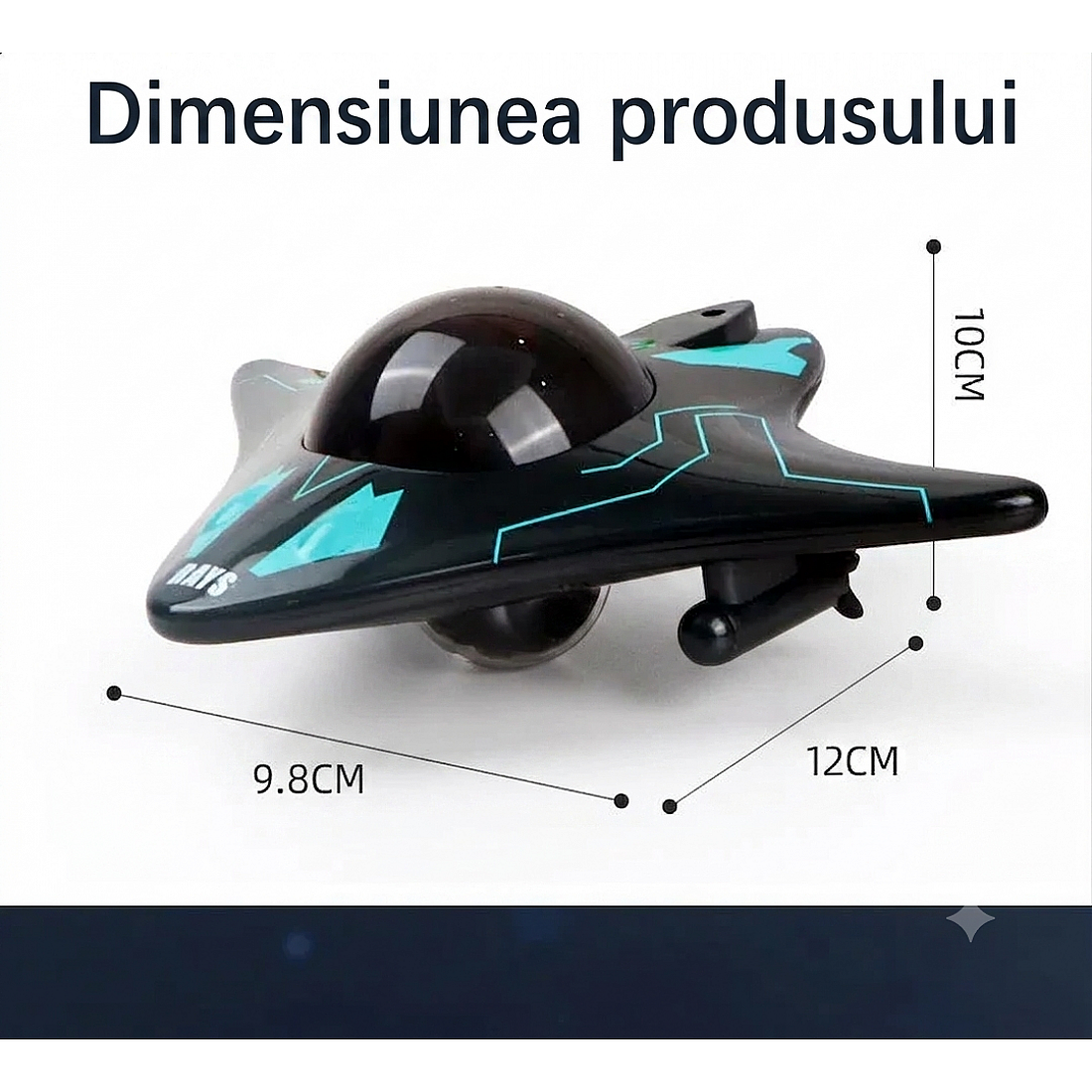 Barca cu Telecomanda 6 Canale, Camera HD, Incarcare USB, Jucarie Multicolor pentru Copii