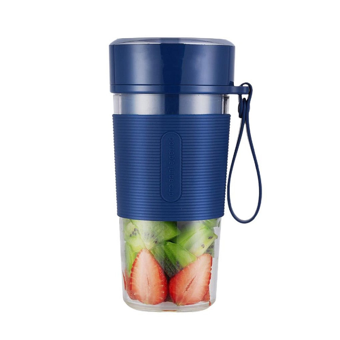 Mini blender electric KLP , portabil, pentru preparare sucuri si shake-uri sanatoase, incarcare USB, acumulator, 420 ml