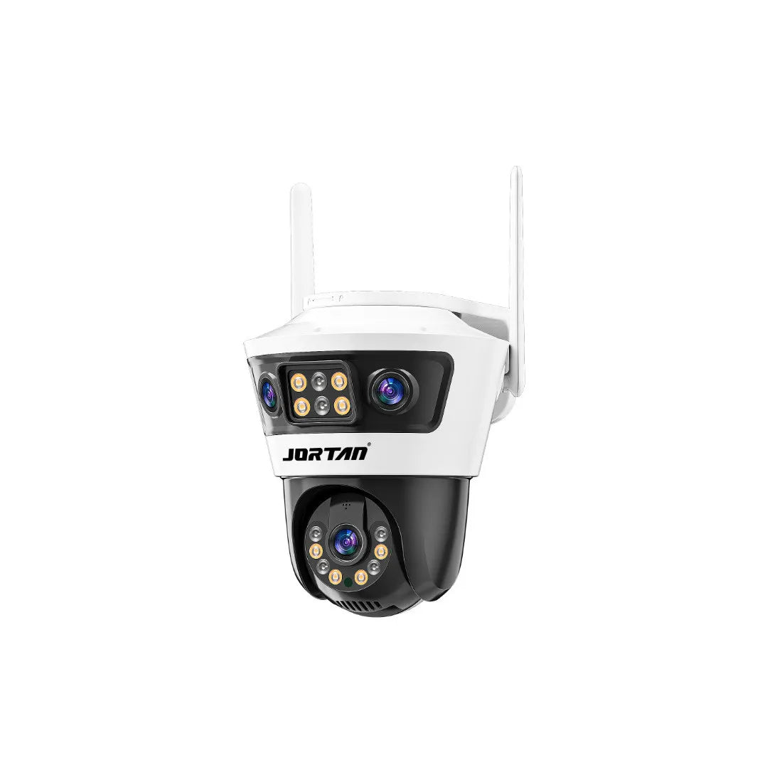 Camera Supraveghere WiFi JORTAN 6, 9MP, Triple Lens, Rotire 360°, Vedere Nocturna Color, Ethernet, Waterproof Camera Supraveghere WiFi JORTAN 6, 9MP, Triple Lens, Rotire 360°, Vedere Nocturna Color, Ethernet, Waterproof