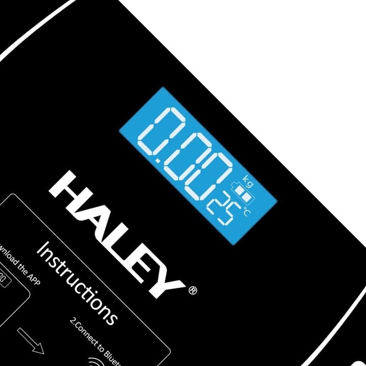 Cantar personal analitic, HALEY HY-5006, cu un afisaj digital usor de citit, negru
