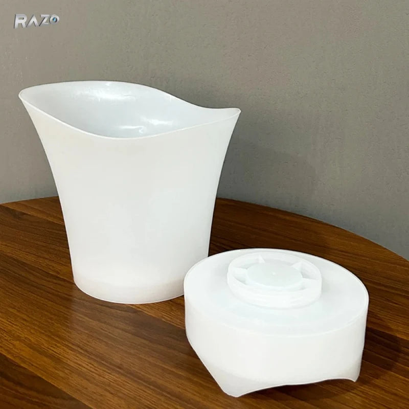 Frapiera LED Multifunctionala RAZO, Boxa bluetooth integrata, Iluminare RGB 7 culori, Reincarcabila USB, Raceste vin, sampanie, bere, Perfecta pentru petreceri, terasa, bar, evenimente