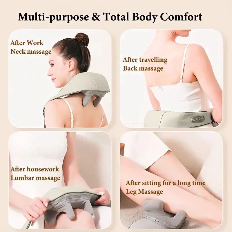 Aparat masaj cervical pentru relaxare musculara si confort zilnic