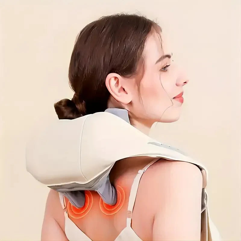 Aparat masaj cervical pentru relaxare musculara si confort zilnic