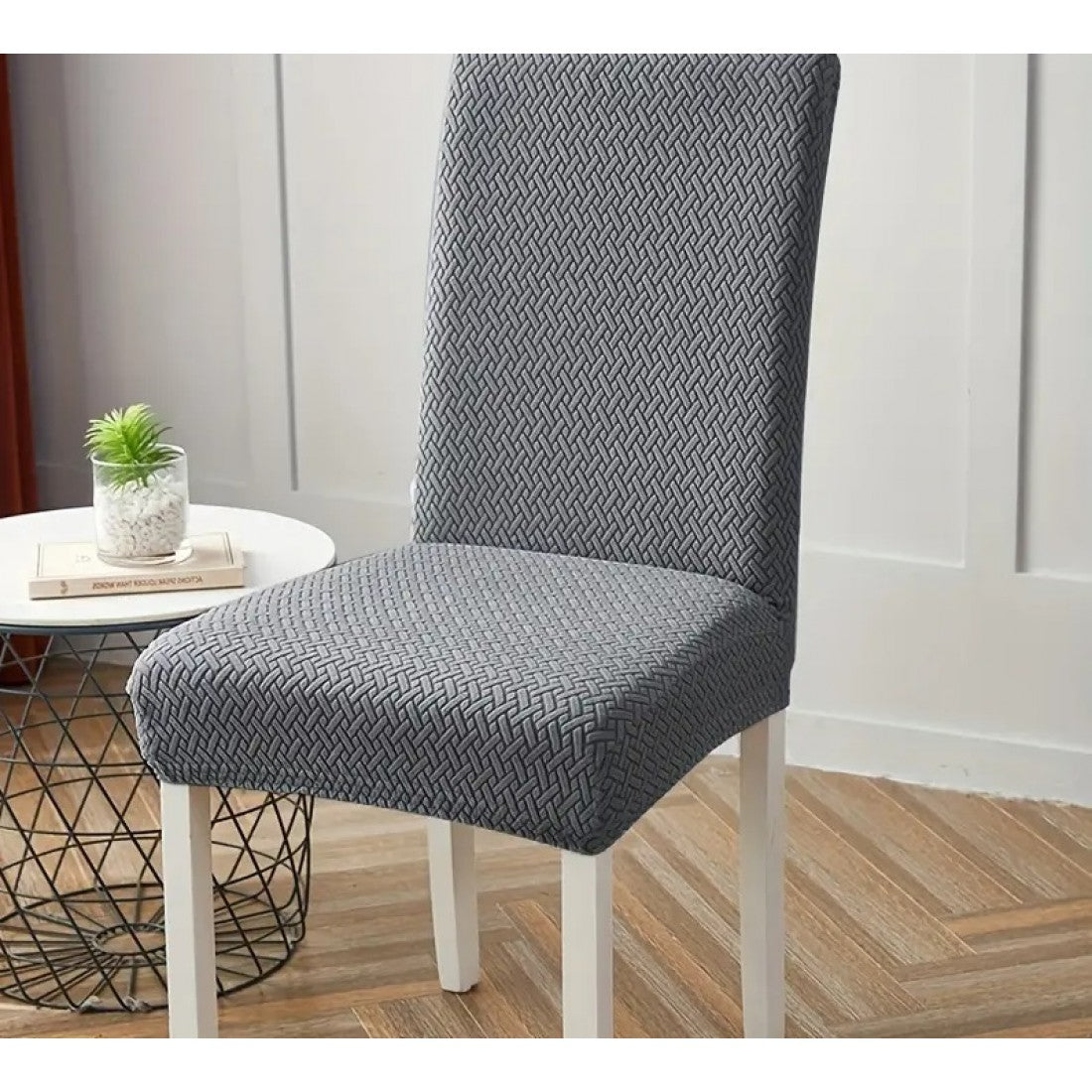 Set 6 Huse Scaune Gri Carla-