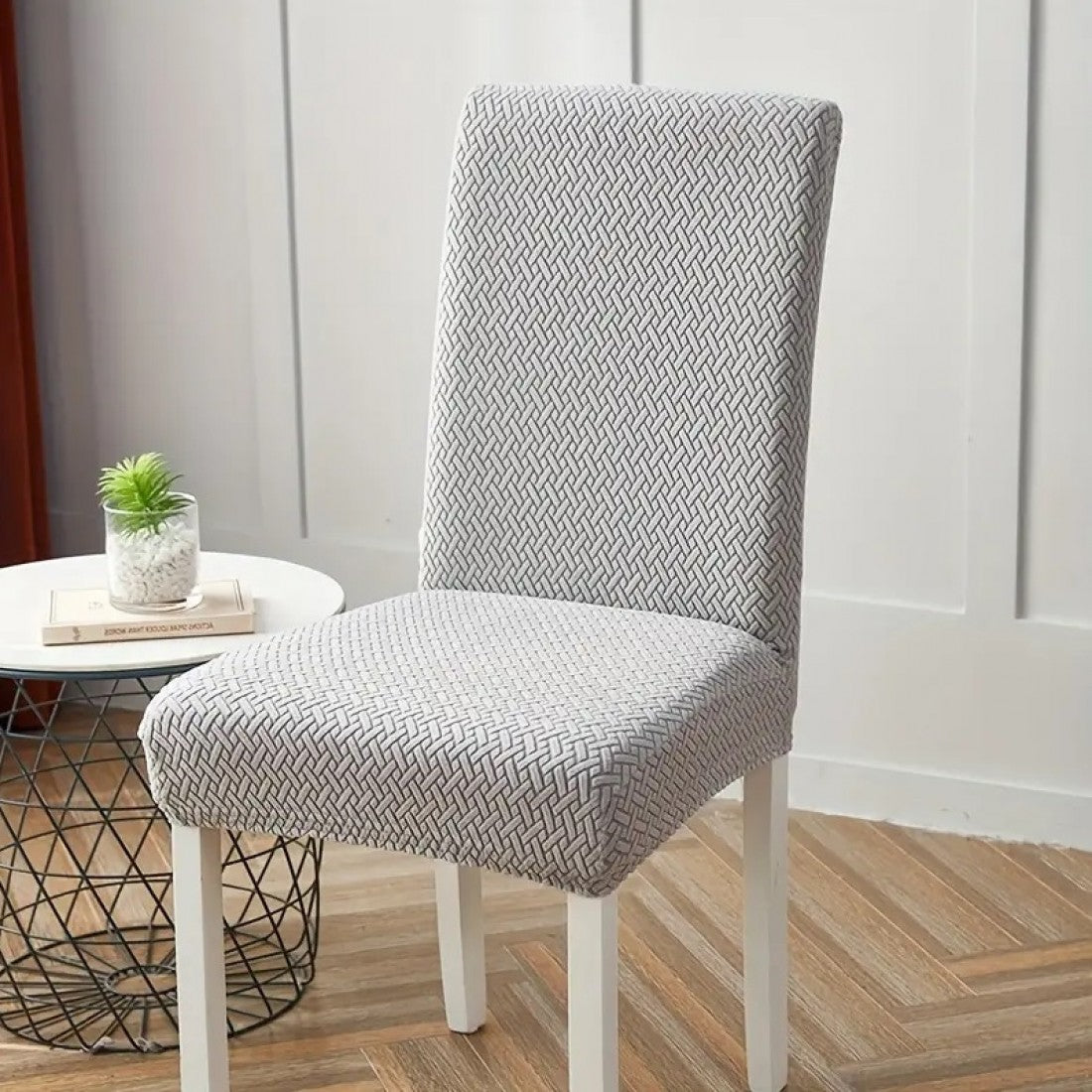 Set 6Huse Scaune Gri Deschis Carla