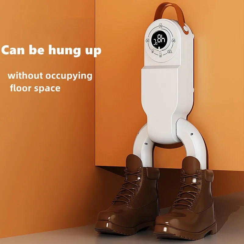 Uscator electric pliabil pentru incaltaminte, manusi si caciuli cu temporizator